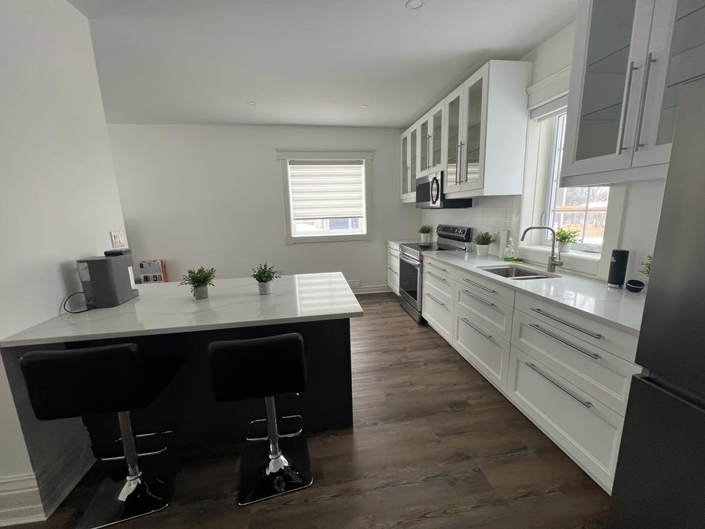 Completed bright kitchen renovation